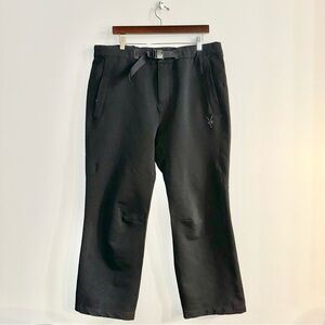 IBEX Men’s Peak Climawool Black Straight Pants Size XL 36x28